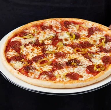 Gluten free American Hot classic pizza from Pizza Express Cyprus