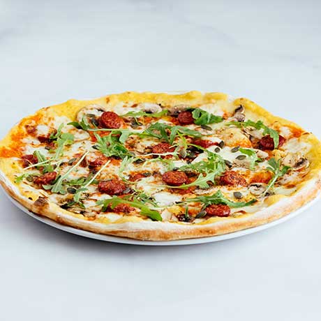 Chorizo Picante romana pizza at Pizza Express Cyprus