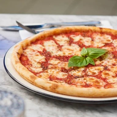 Gluten free Margherita classic pizza from Pizza Express Cyprus