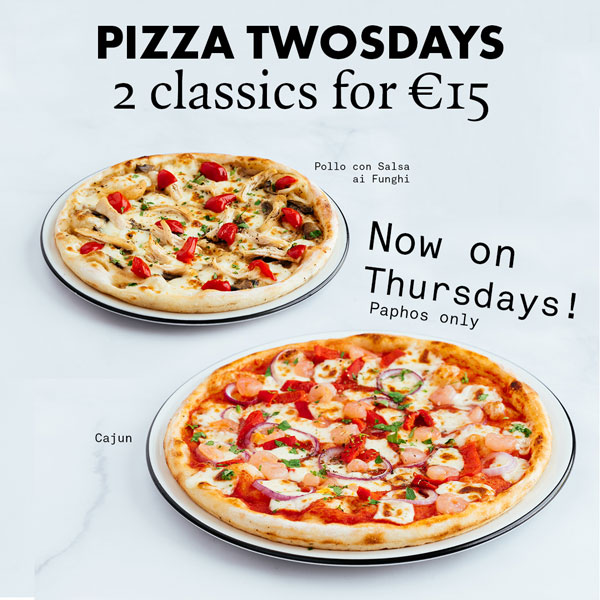 Pizza Tuesdays offer now valid on Thursdays