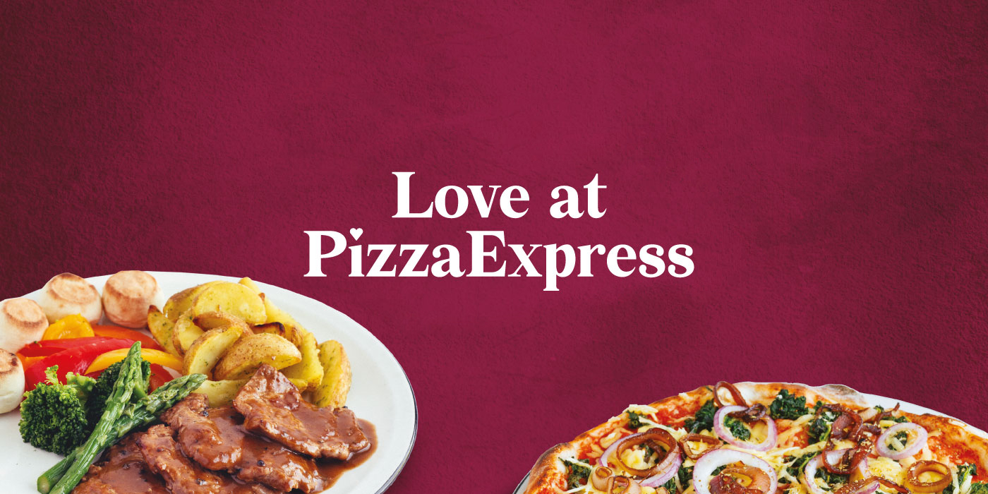 Dishes from Pizza Express Cyprus
